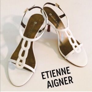 Etienne Aigner White Sandal